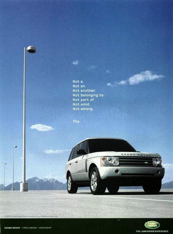 Land Rover Range Rover L322 commercial