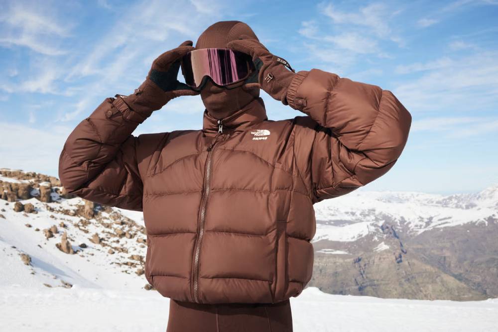 The north face skims Ким Кардашьян