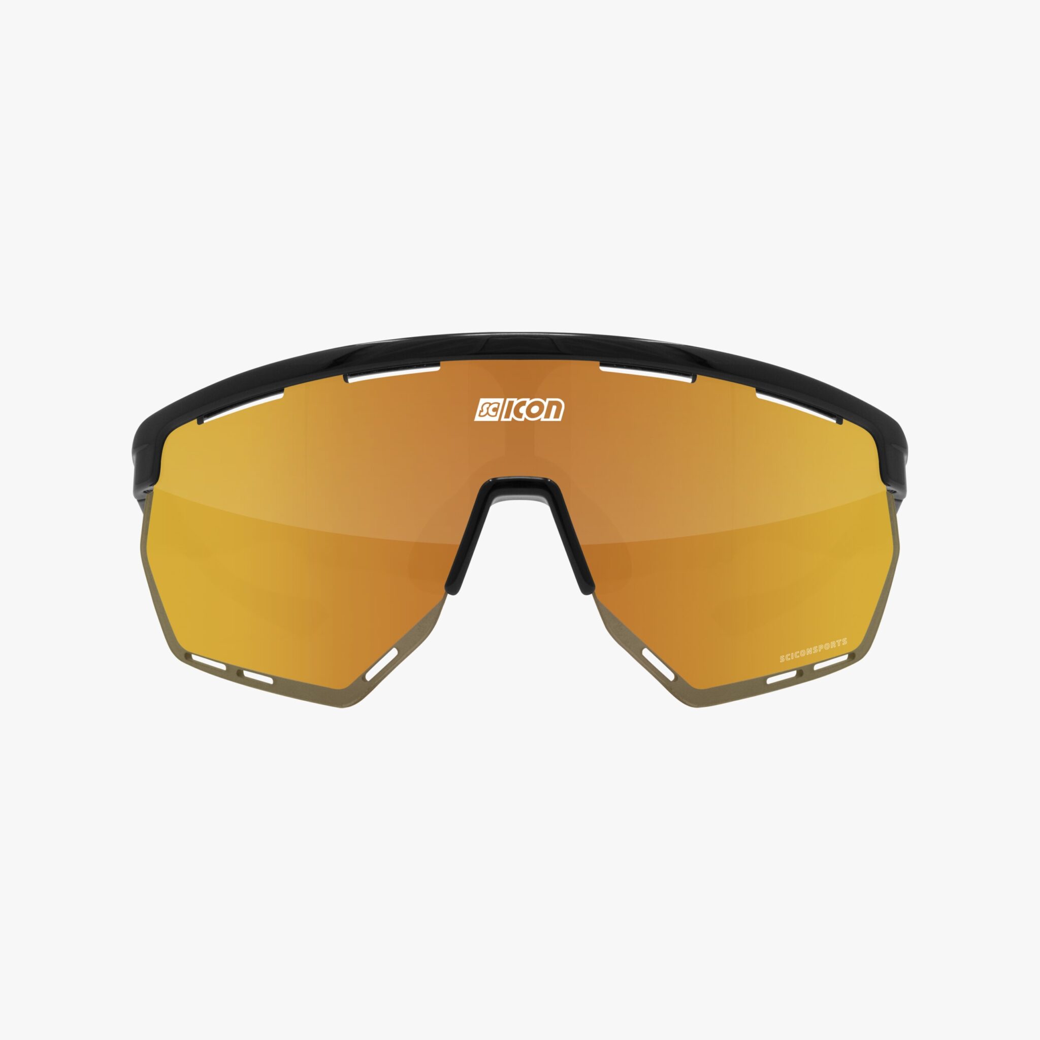 Солнцезащитные очки Scicon AEROWING Black Gloss SCNPP Multimirror Bronze
