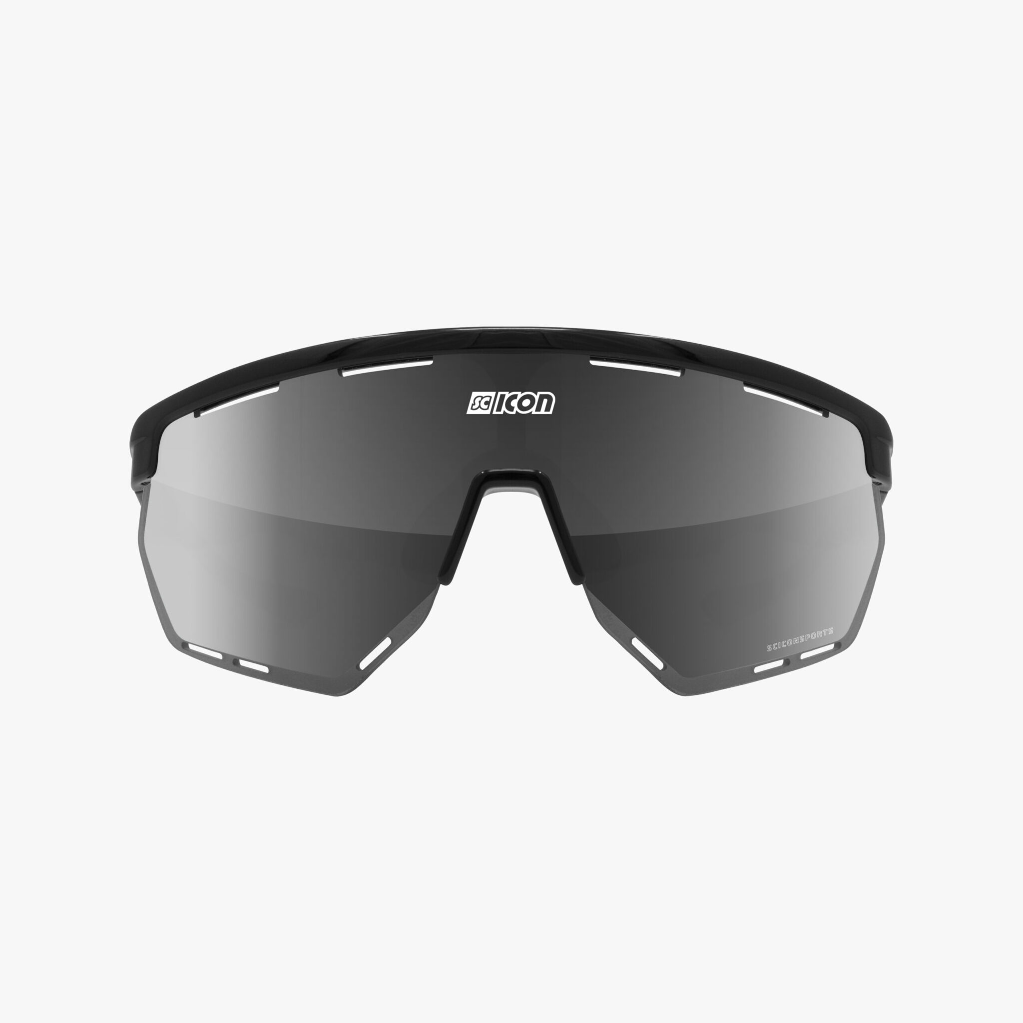Солнцезащитные очки Scicon AEROWING Black Gloss SCNPP Multimirror Silver