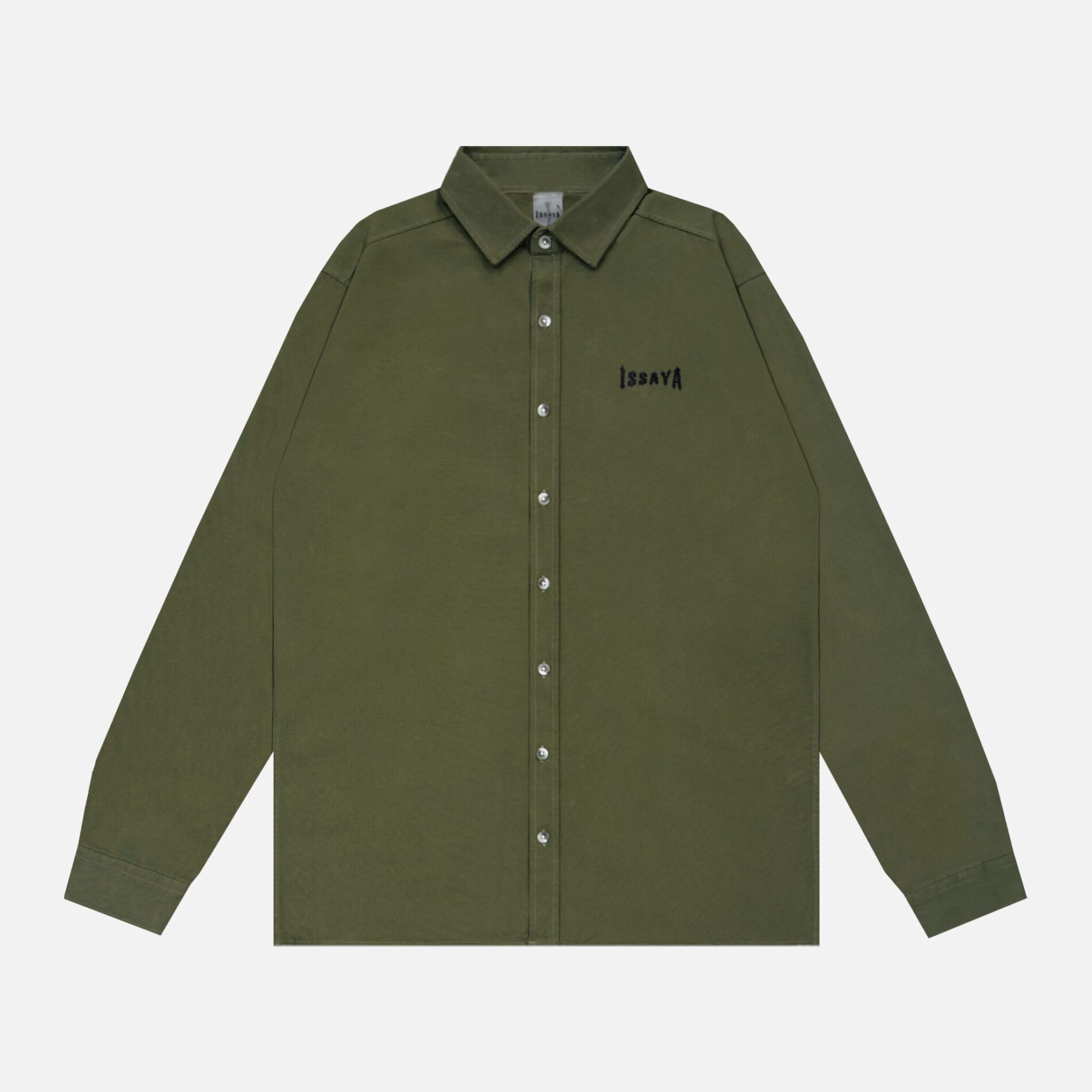 Рубашка ISSAYA Engraving Khaki Shirt Хаки