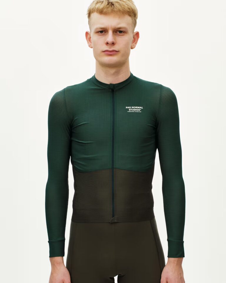 Джерси Pas Normal Studios Men's Mechanism Pro Long Sleeve Jersey Petroleum/Dark Olive