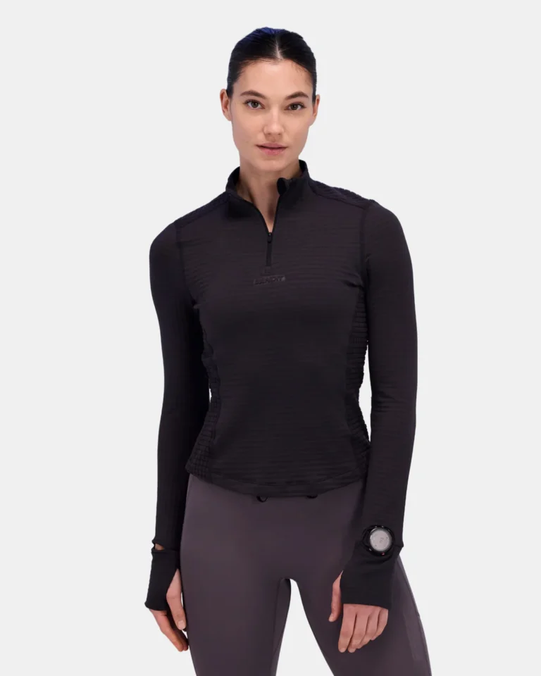 Лонгслив Bandit Running Women's CaldoGrid™ Quarter Zip - Shadow