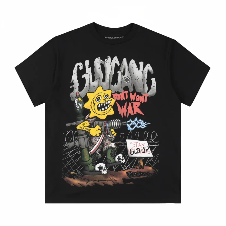 Футболка Glo Gang Don't Want War Tee V2 Black