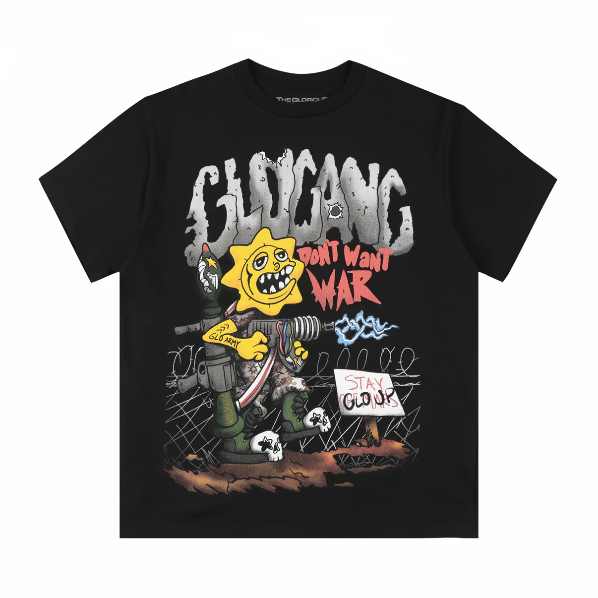 Футболка Glo Gang Don't Want War Tee V2 Black
