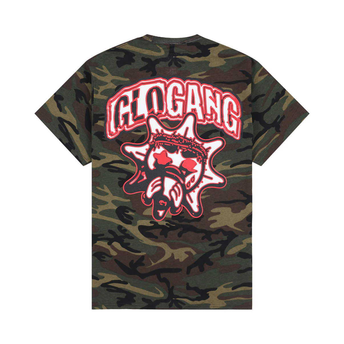 Футболка Glo Gang Glo Logo 2025 Infrared Tee Camo