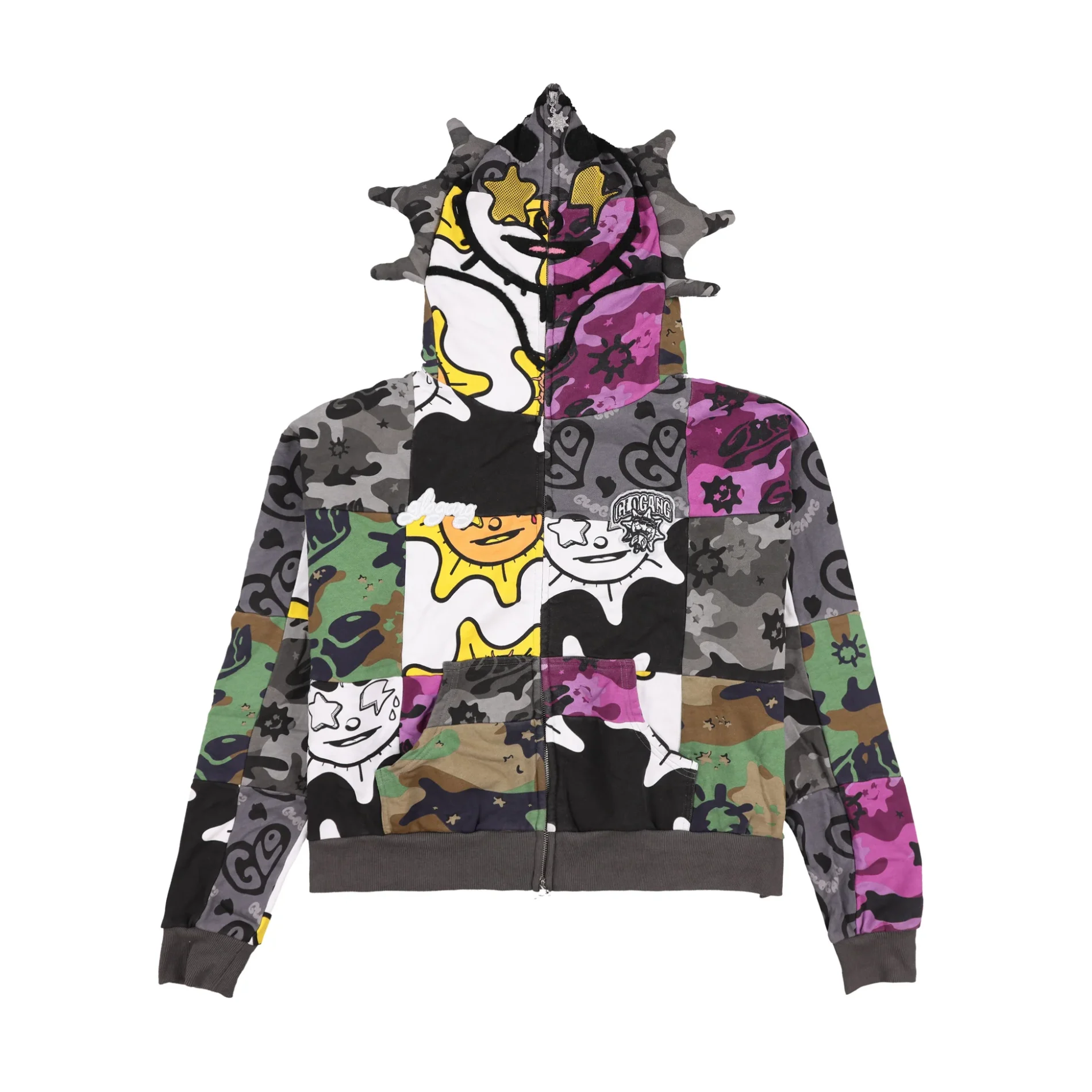 Худи Glo Gang Glo Patchwork Hoodie Multi