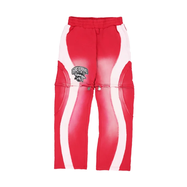 Штаны-трансформеры Glo Gang Zip Off Sweatpant Red