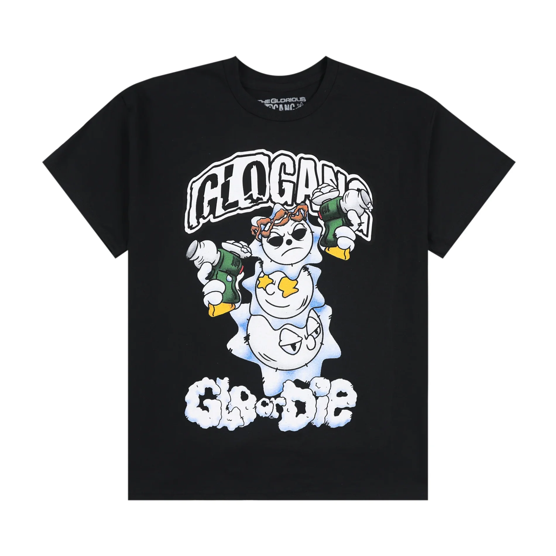 Футболка Glo Gang Gloman Da Snowman Tee Black