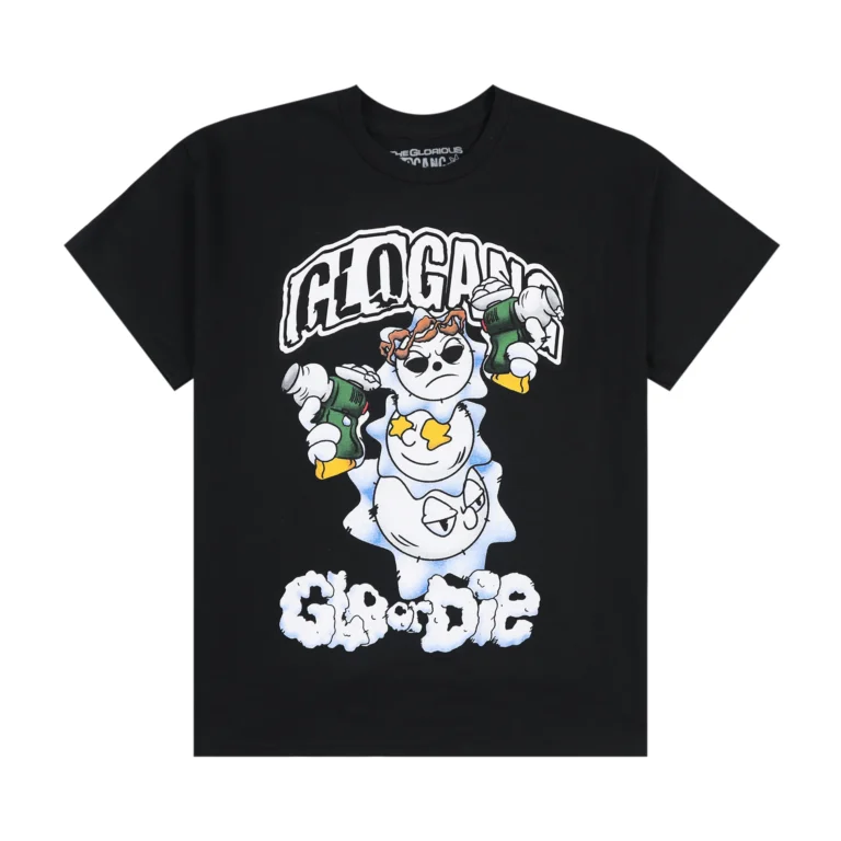 Футболка Glo Gang Gloman Da Snowman Tee Black