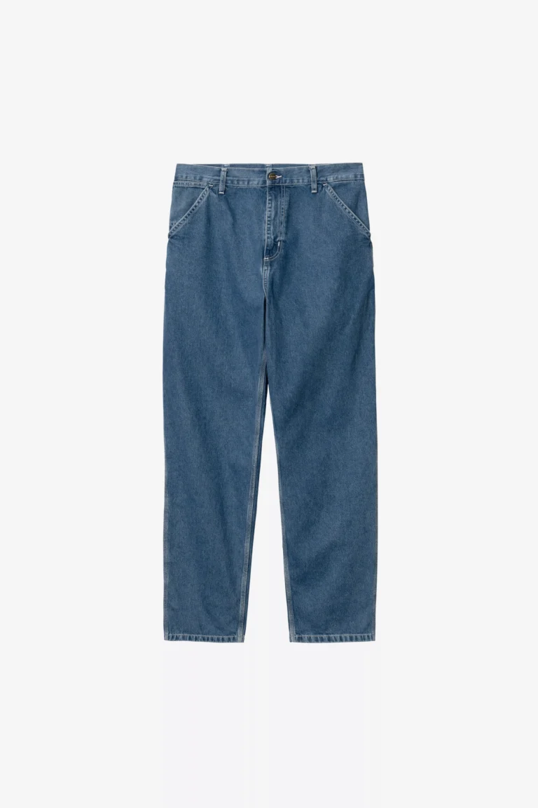 Джинсы Carhartt WIP Simple Pant Blue Stone washed