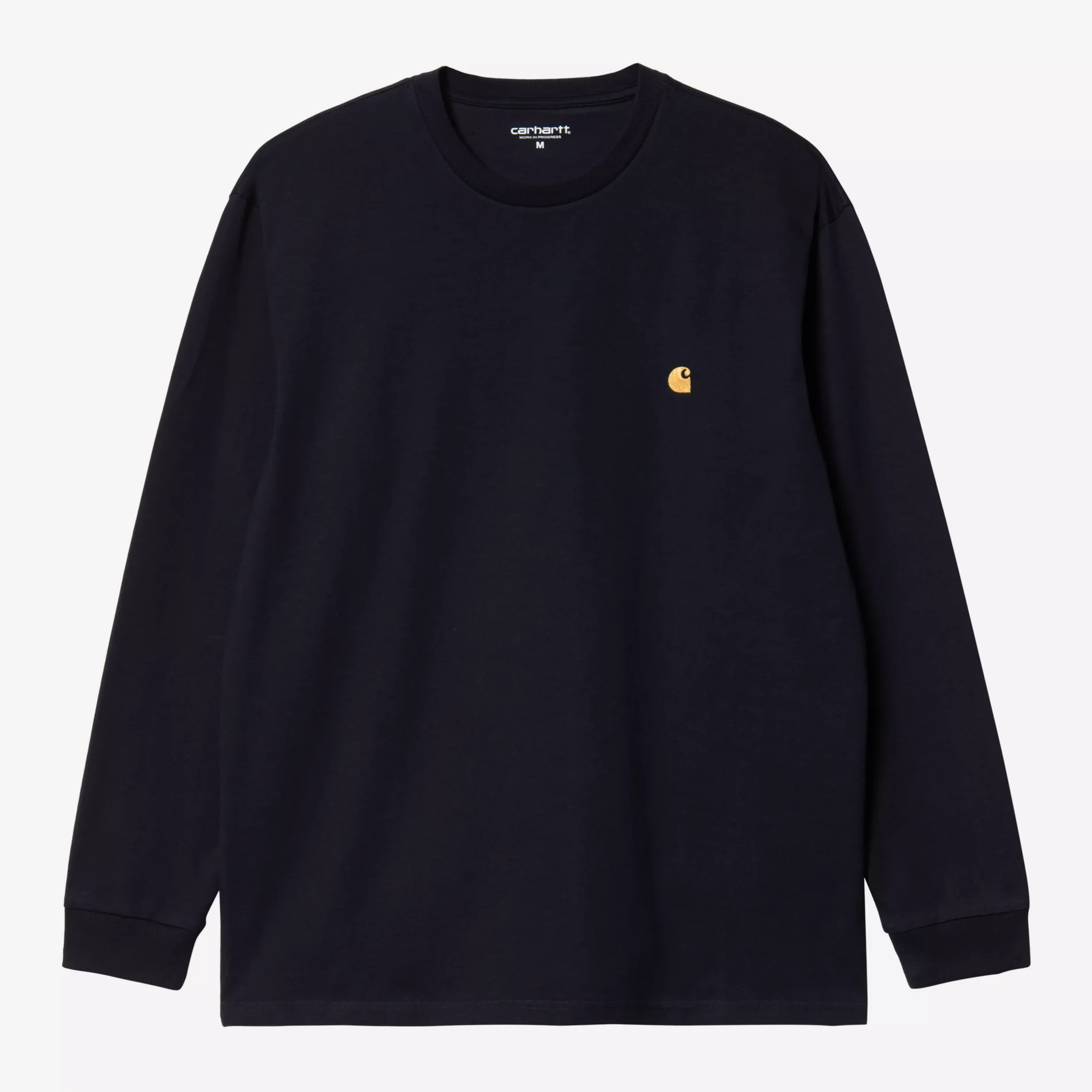 Лонгслив Carhartt WIP L/S Chase T-Shirt Dark Navy / Gold