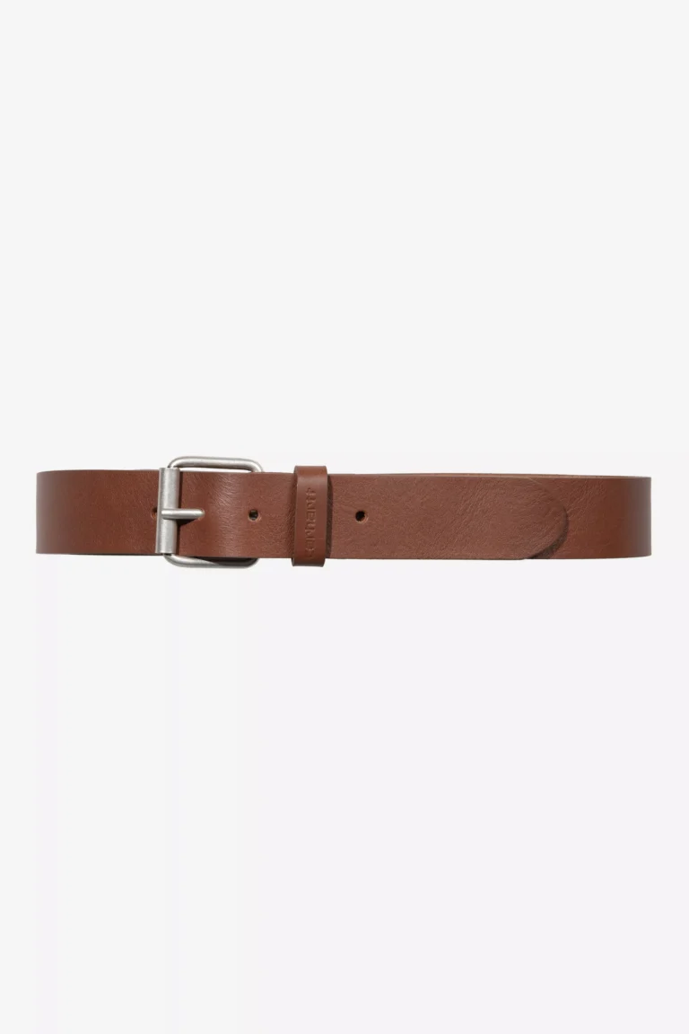 Ремень Carhartt WIP Script Belt Cognac / Silver