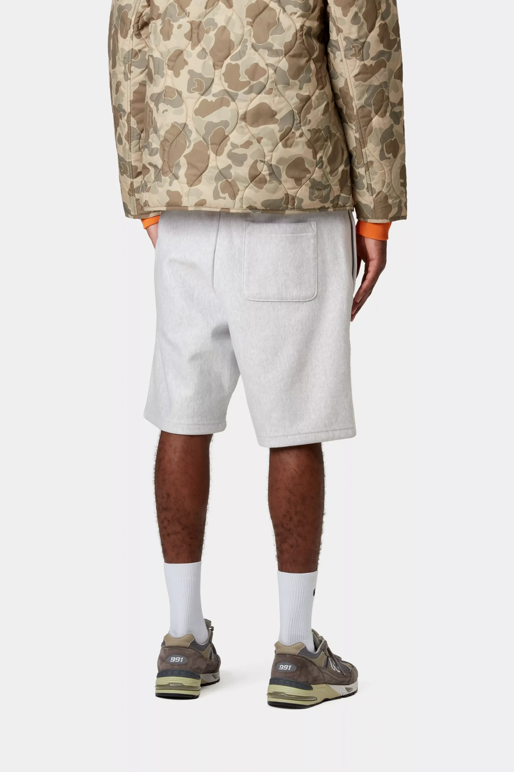Шорты Carhartt WIP American Script Sweat Short Ash Heather