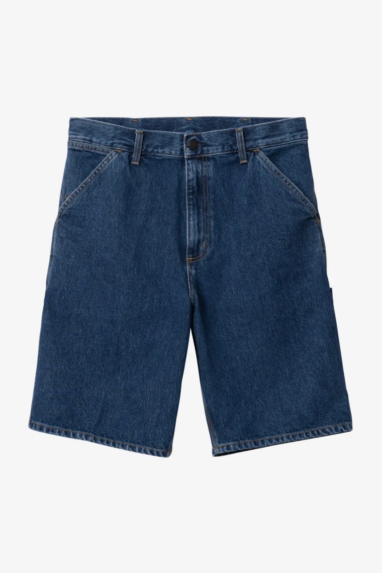 Шорты Carhartt WIP Single Knee Short Blue Stone washed