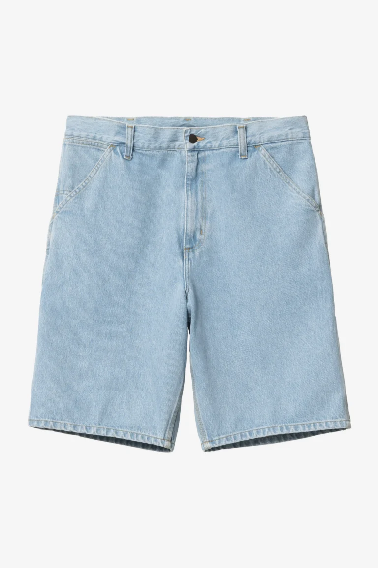 Шорты Carhartt WIP Single Knee Short Blue Heavy stone bleached