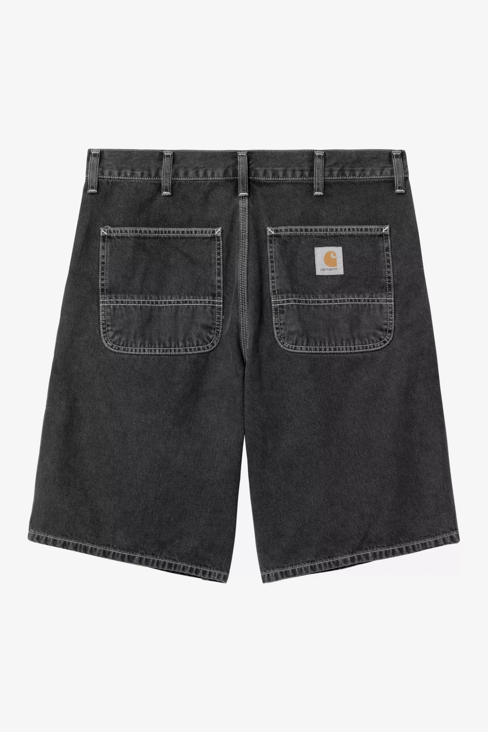 Шорты Carhartt WIP Simple Short Black Heavy stone wash