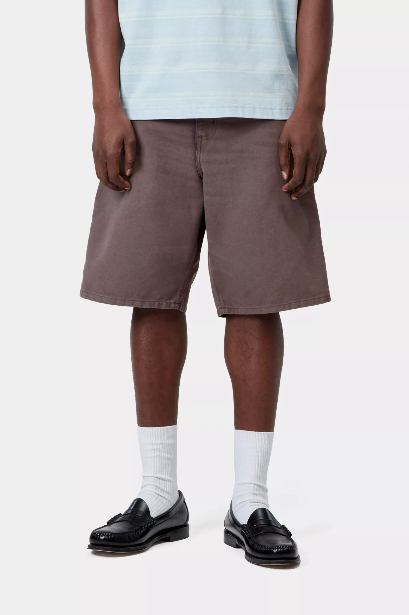 Шорты Carhartt WIP Single Knee Shale Stone canvas