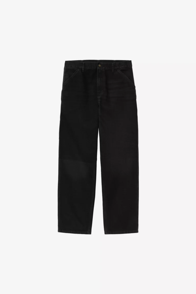 Брюки Carhartt WIP Single Knee Pant Black Stone canvas
