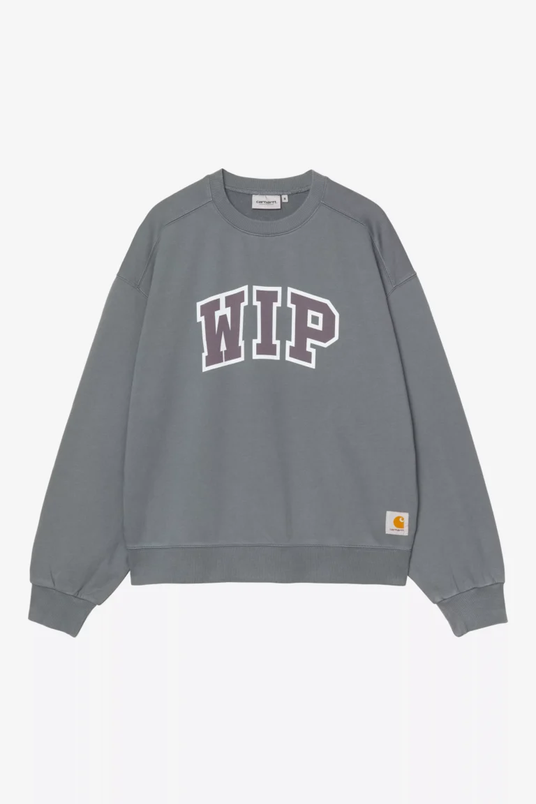 Свитшот Carhartt WIP III Sweatshirt Cozy Blue Heavy stone wash