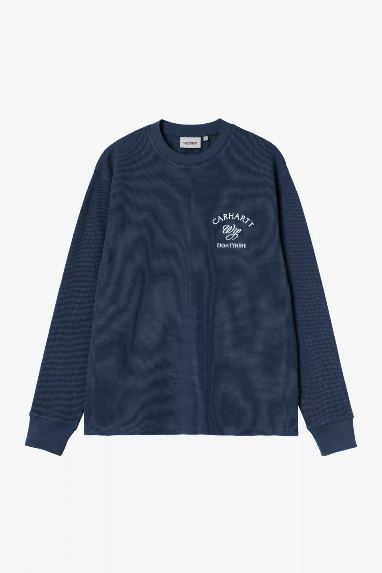 Лонгслив Carhartt WIP L/S Eightynine Waffle T-Shirt Jupiter / White