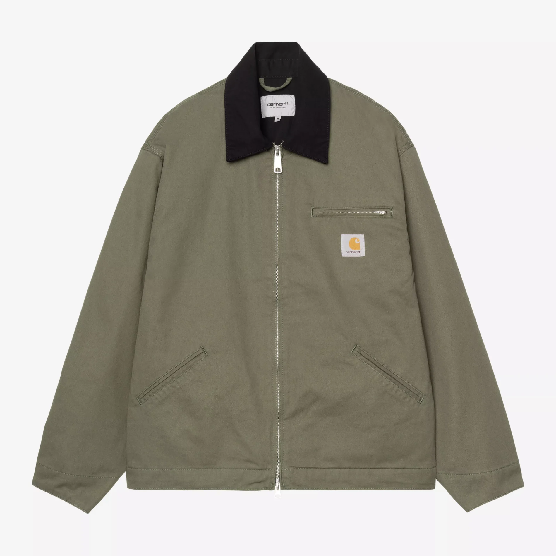 Куртка Carhartt WIP OG Detroit Jacket Leaf / Black Rinsed