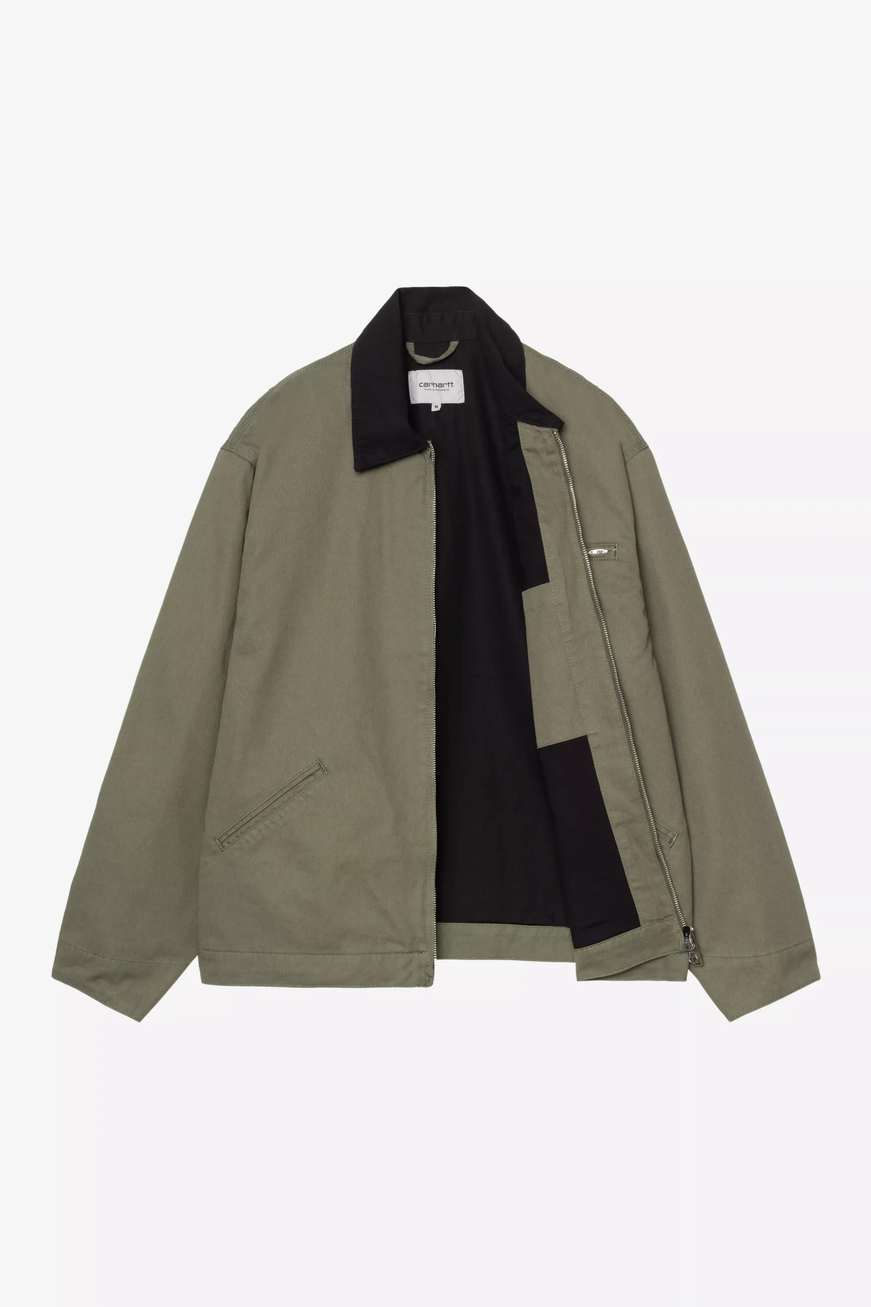 Куртка Carhartt WIP OG Detroit Jacket Leaf / Black Rinsed