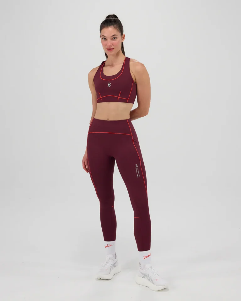 Леггинсы Bandit Running Stamina™ Pop Stitch™ High Waist Leggings Fig / Intense Red