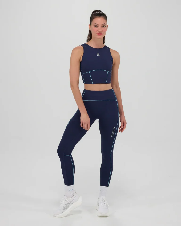 Леггинсы Bandit Running Stamina™ Pop Stitch™ High Waist Leggings — NY Navy / Vintage Blue