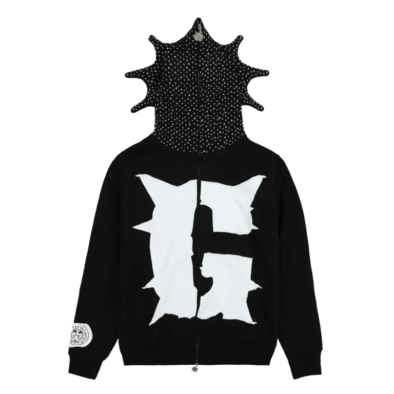 Худи Glo Gang Glo Man Rhinestone Hoodie — Black