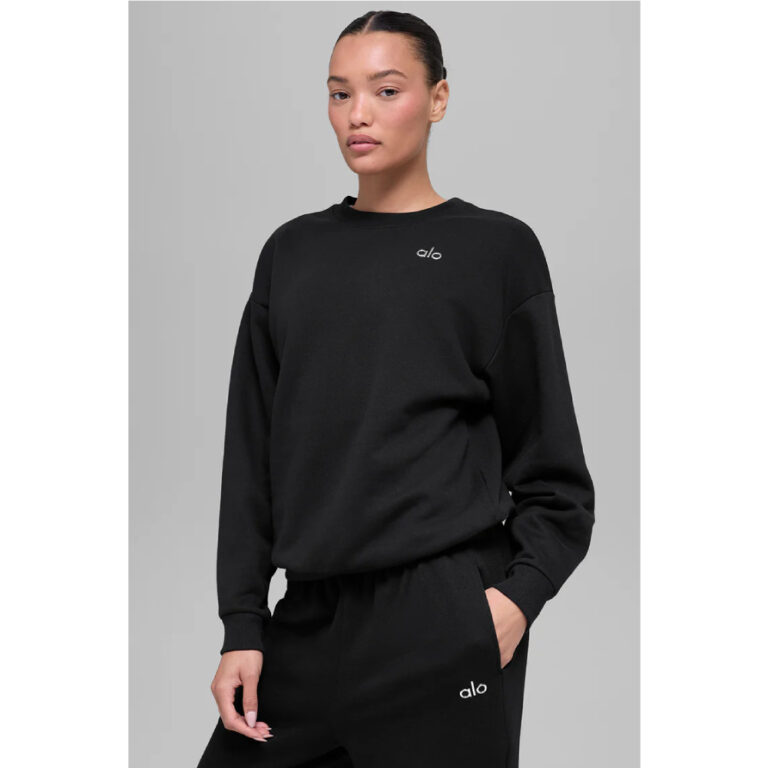 Свитшот Aloyoga Accolade Crew Neck Pullover Black