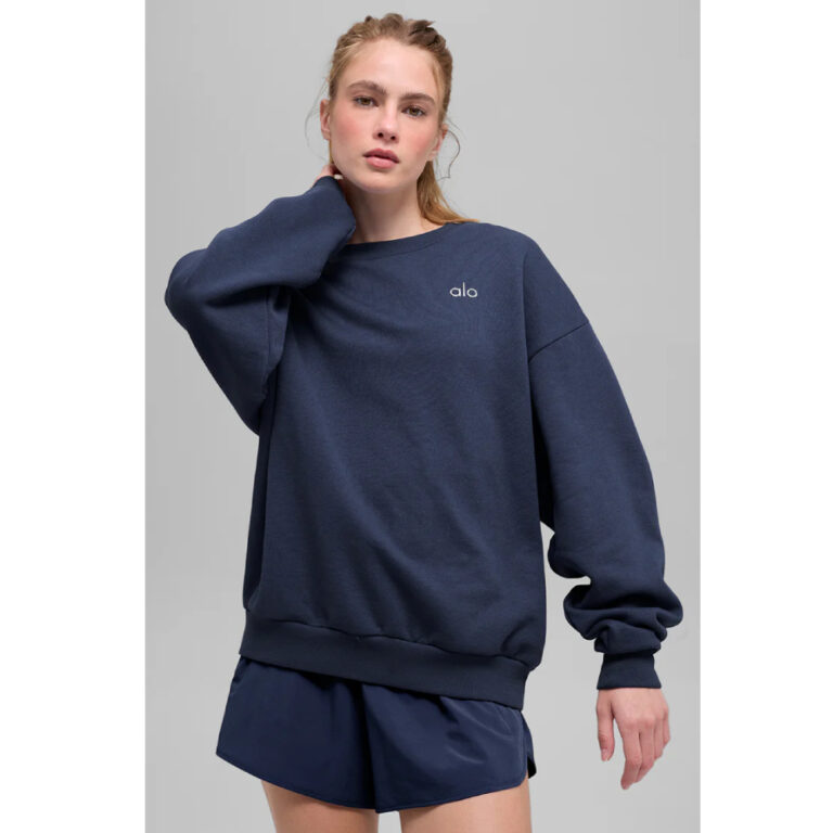 Свитшот Aloyoga Accolade Crew Neck Pullover Navy