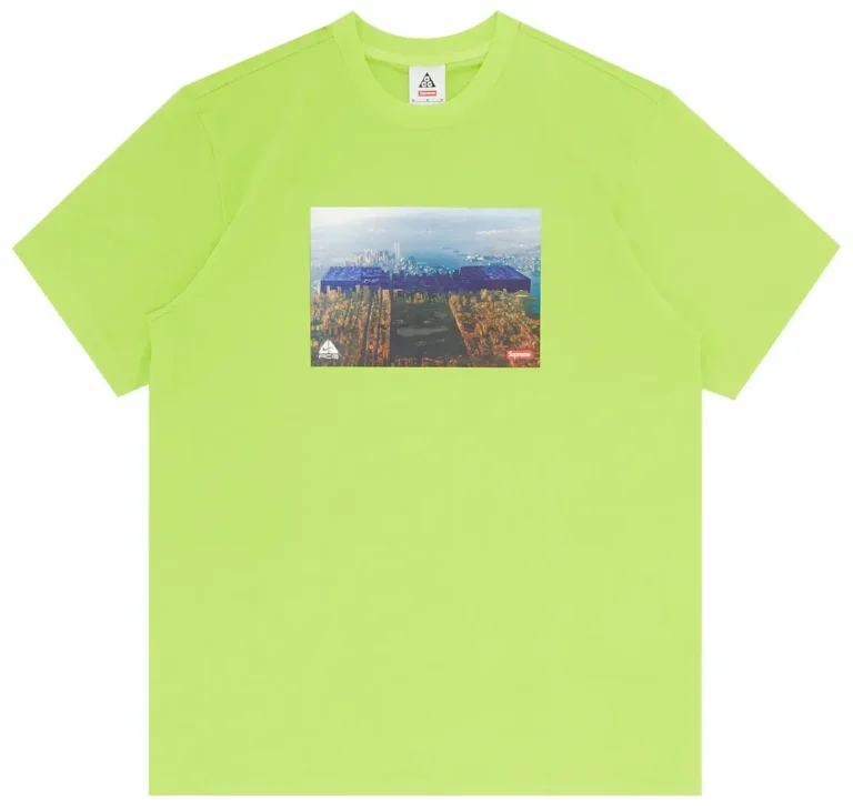 Футболка Supreme x Nike ACG Grid Tee 'Green' DO6860-321