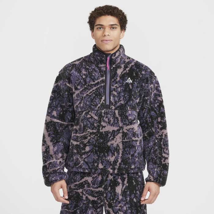 Толстовка Nike ACG "Canwell Glacier" Therma-FIT ADV Windproof Half-Zip Top Dark Raisin/Black/Summit White