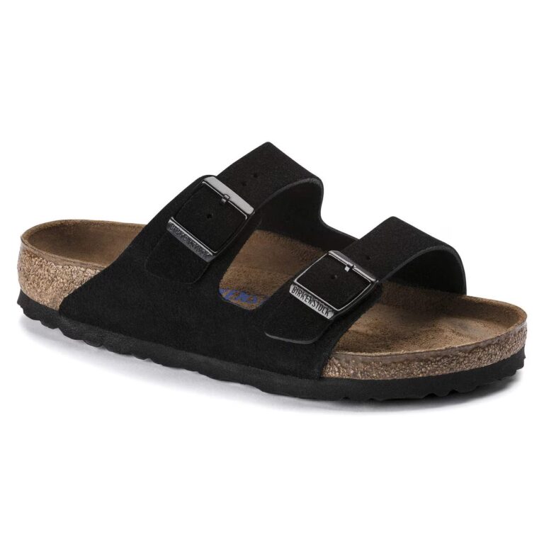 Сандали Birkenstock Arizona Soft Footbed Suede Leather Black