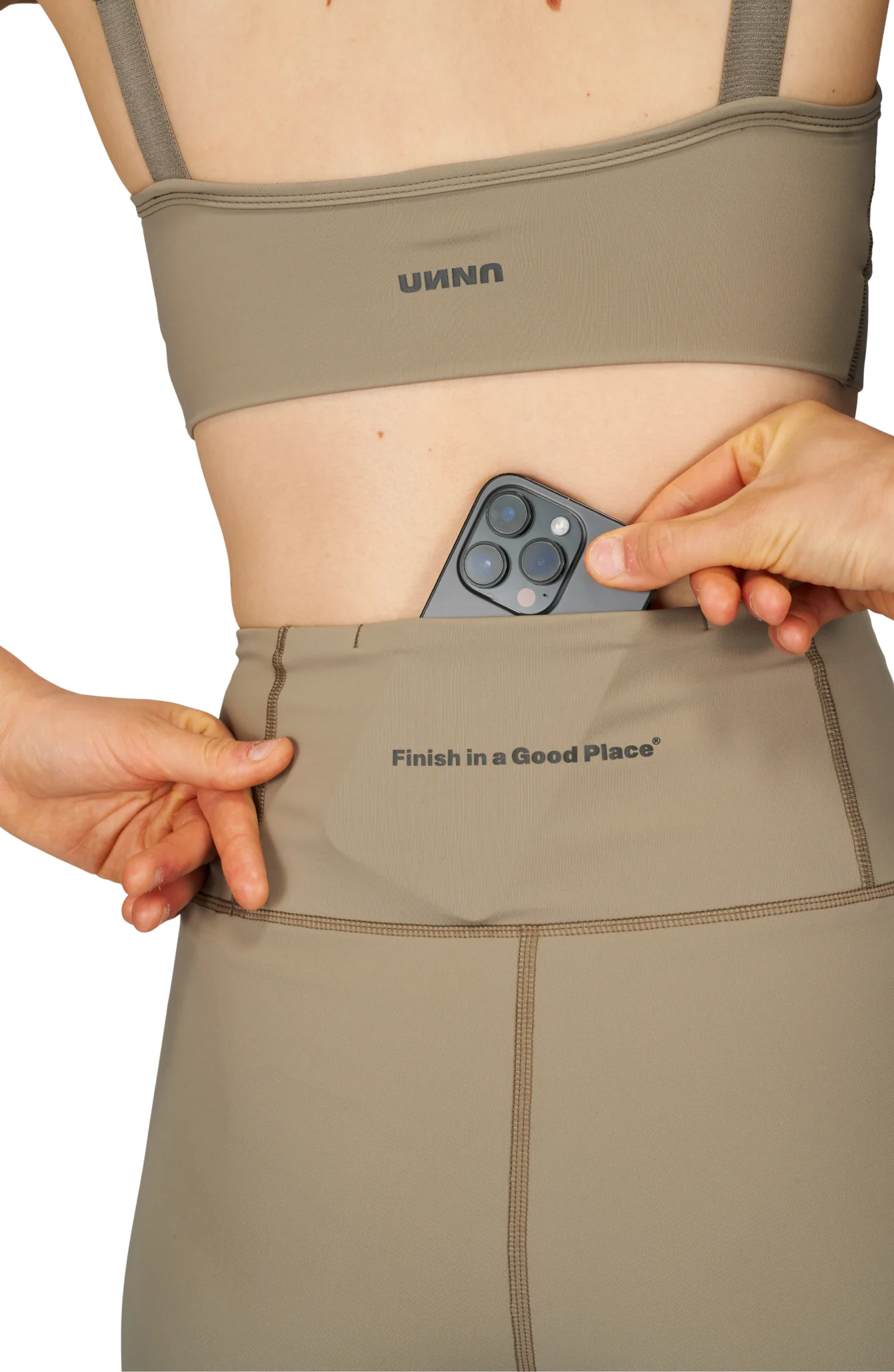 Тайтсы UNNA Good Place Shorts W Stone Beige