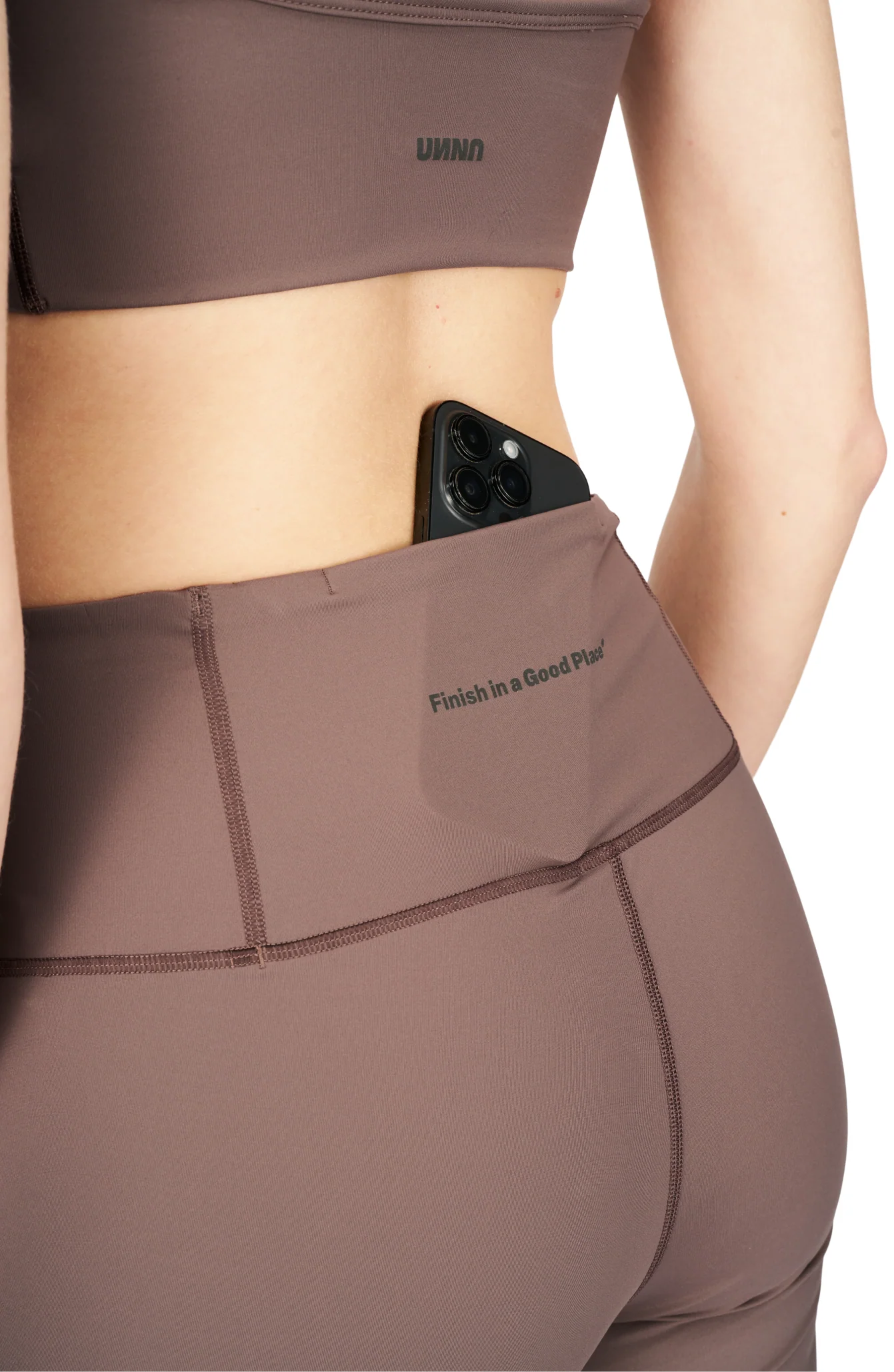 Тайтсы UNNA Good Place Shorts Plum Grey