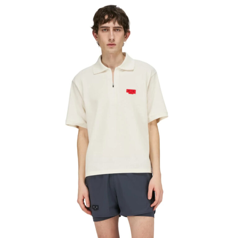 Футболка UNNA Polo Run Shirt Vanilla White
