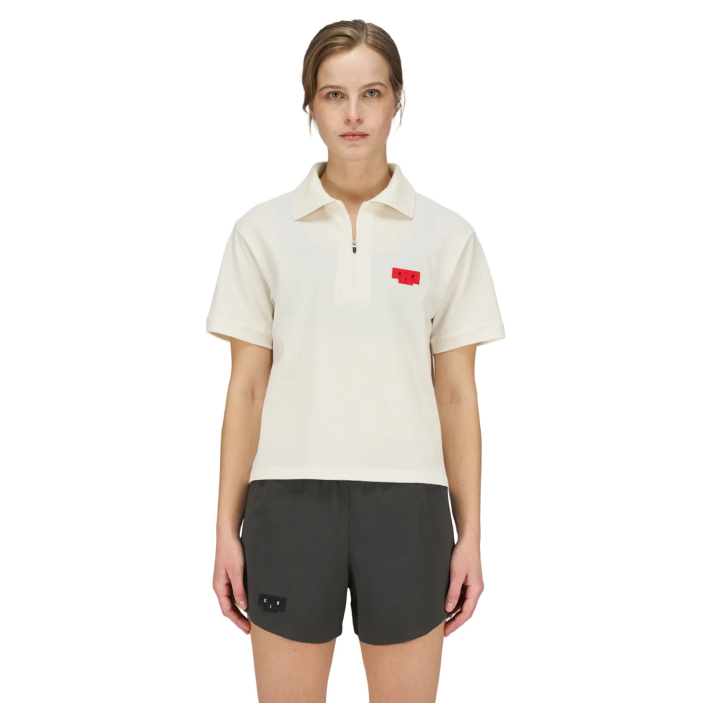 Футболка UNNA Polo Run Shirt Vanilla White