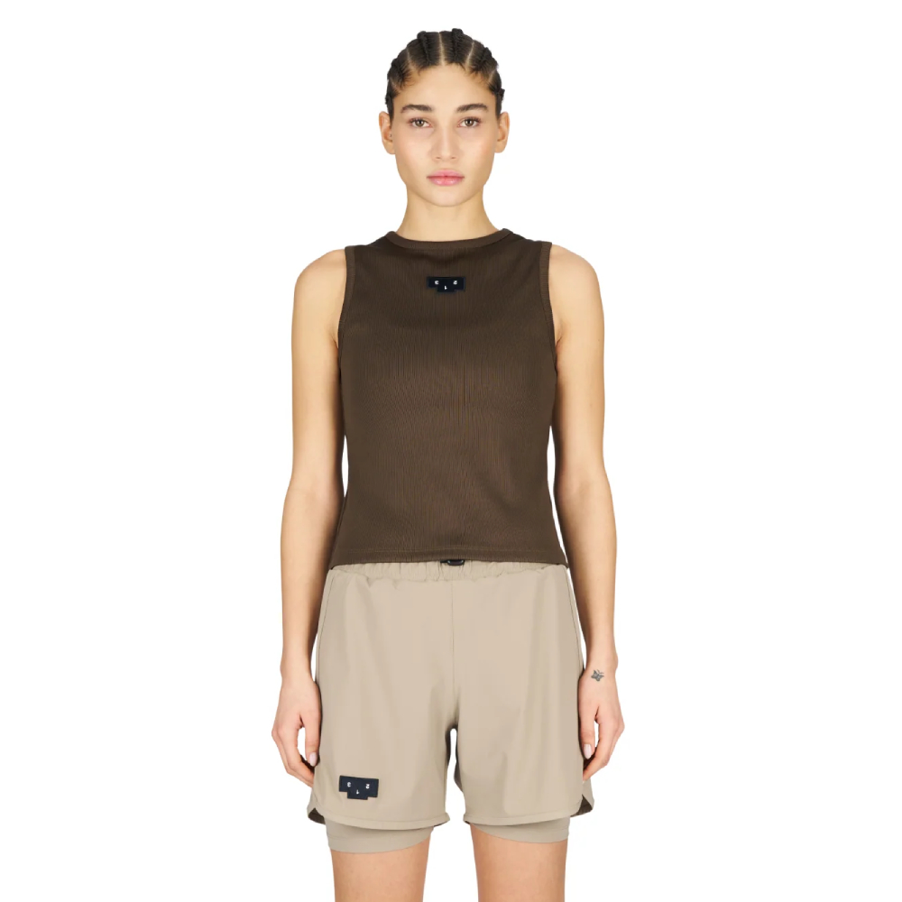 Майка UNNA Rib Tank W Wren Brown