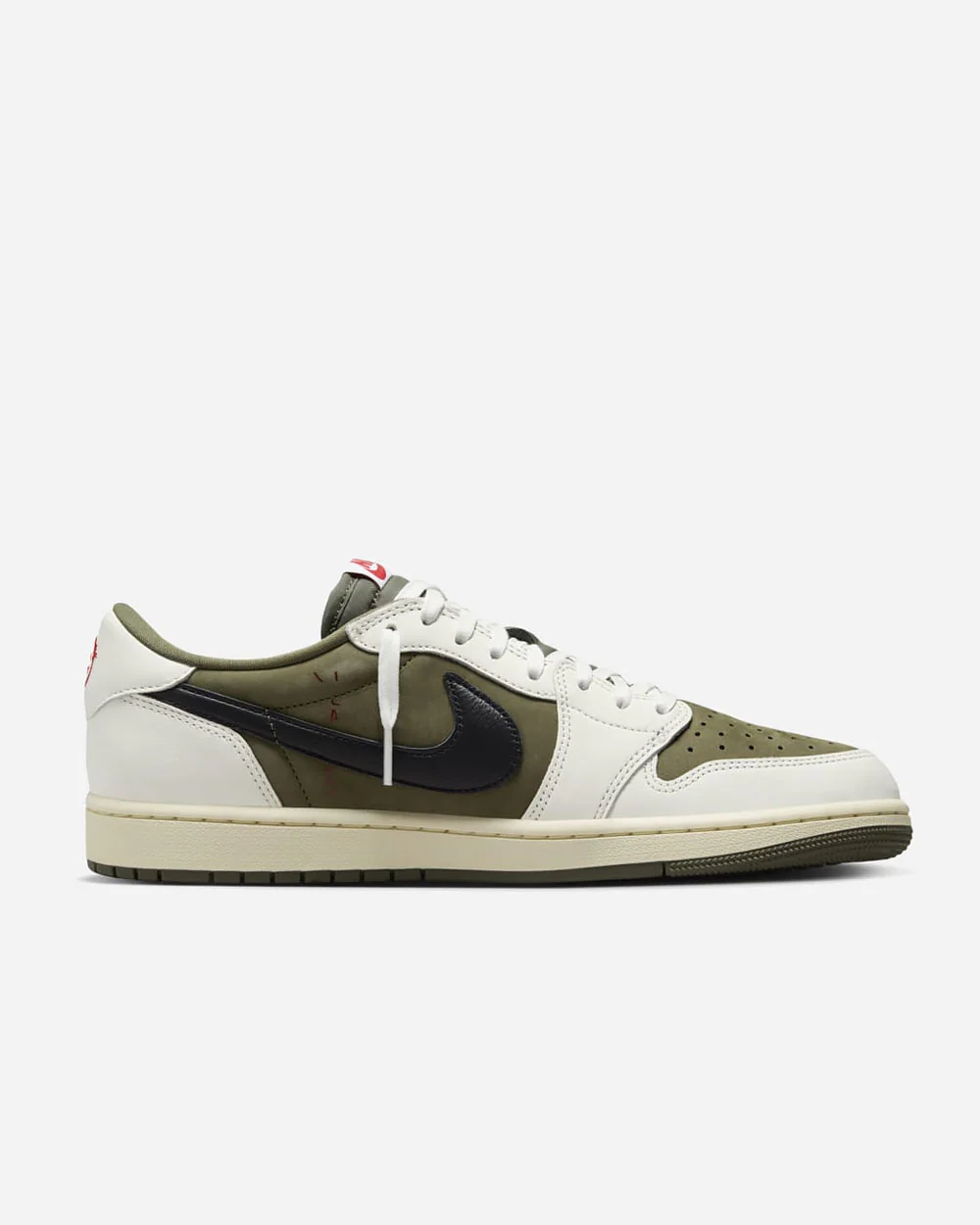 Кроссовки Nike Air Jordan 1 Retro Low OG SP Travis Scott Medium Olive