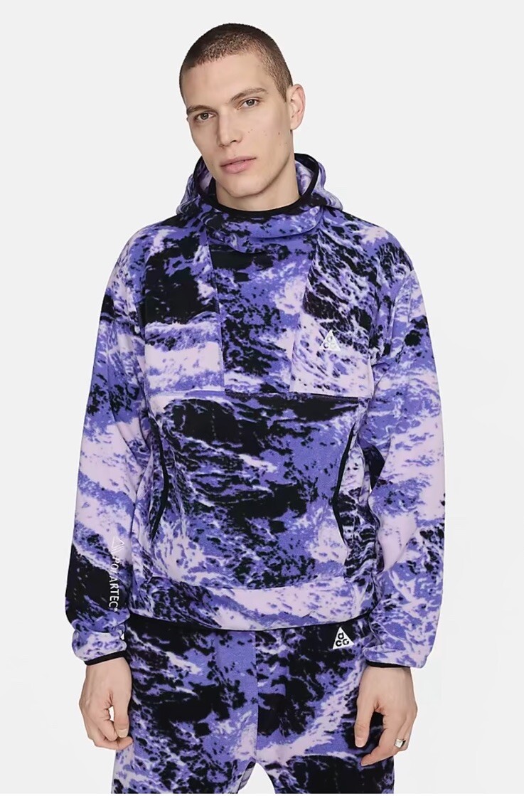 Толстовка Nike ACG "Wolf Tree" Polartec Fleece Pullover Hoodie Lilac Bloom/Black/Summit White