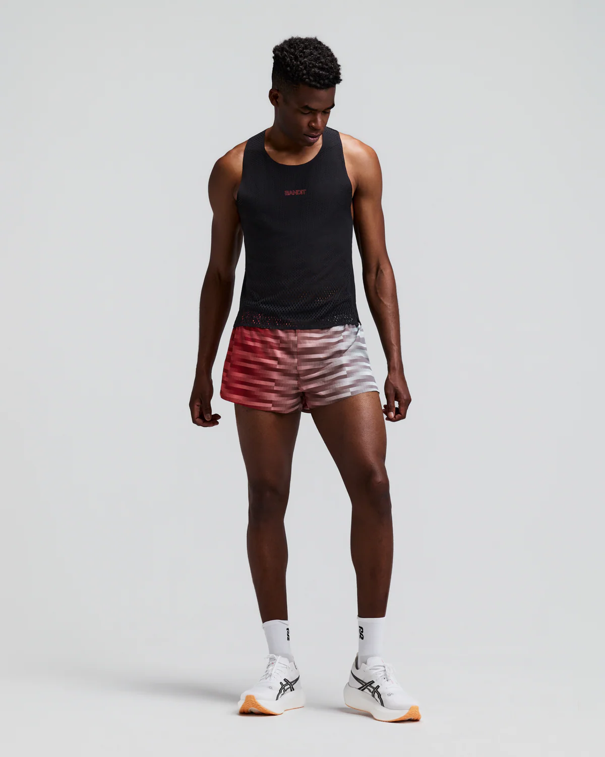 Bandit Running Men's Shredder™ Shorty Race Singlet - Black