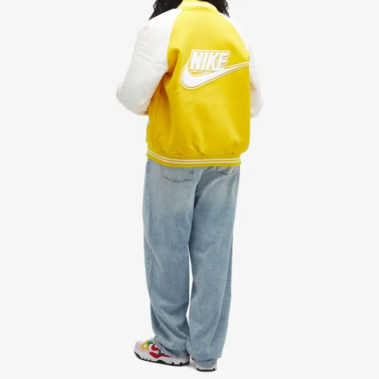 Nike Куртка x Nigo NRG Varsity Jacket 'Yellow' — купить | CRIT