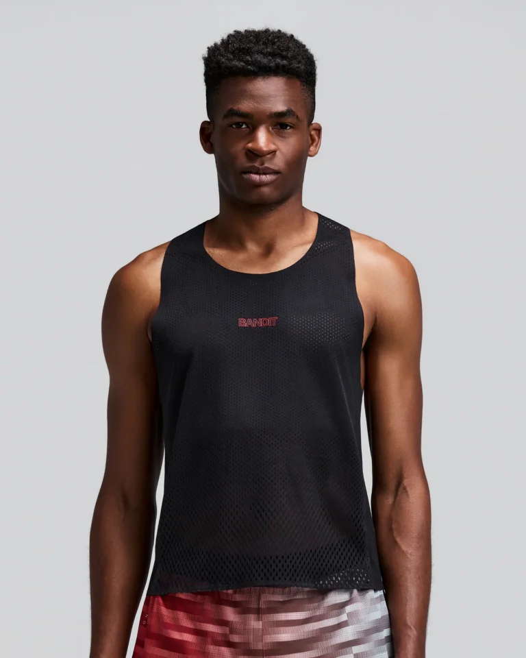 Bandit Running Men's Shredder™ Shorty Race Singlet - Black