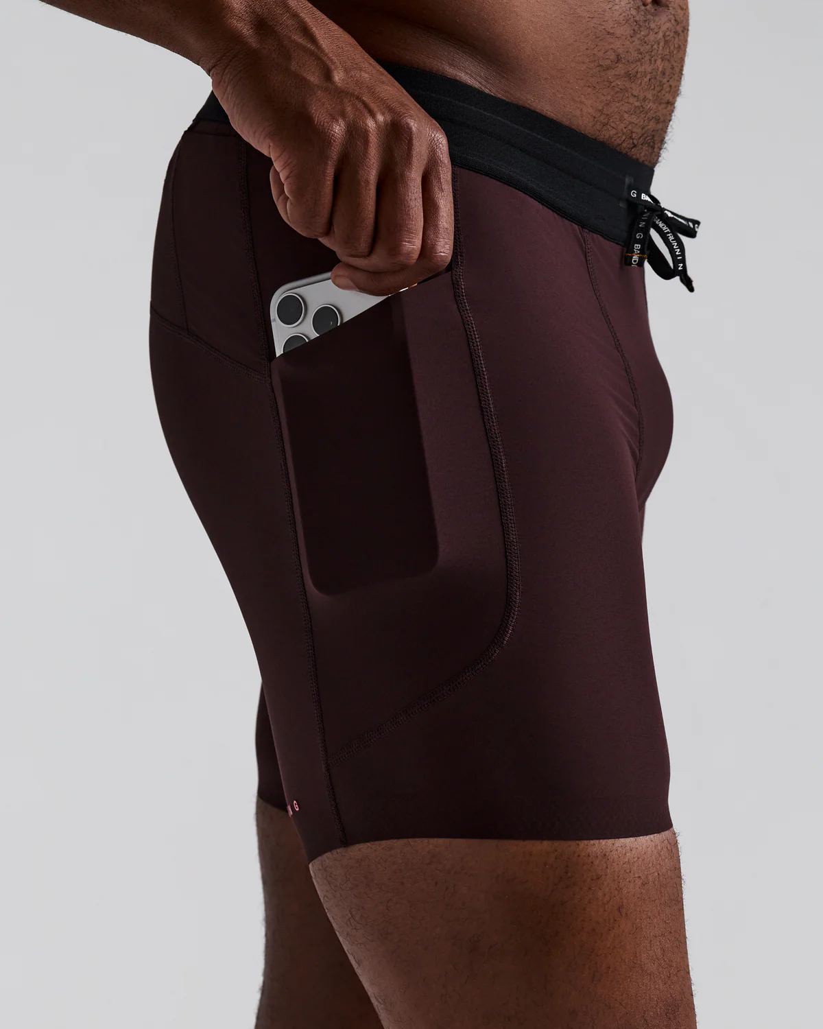 Шорты Bandit Running SoLite™ Quarter Tights - Espresso