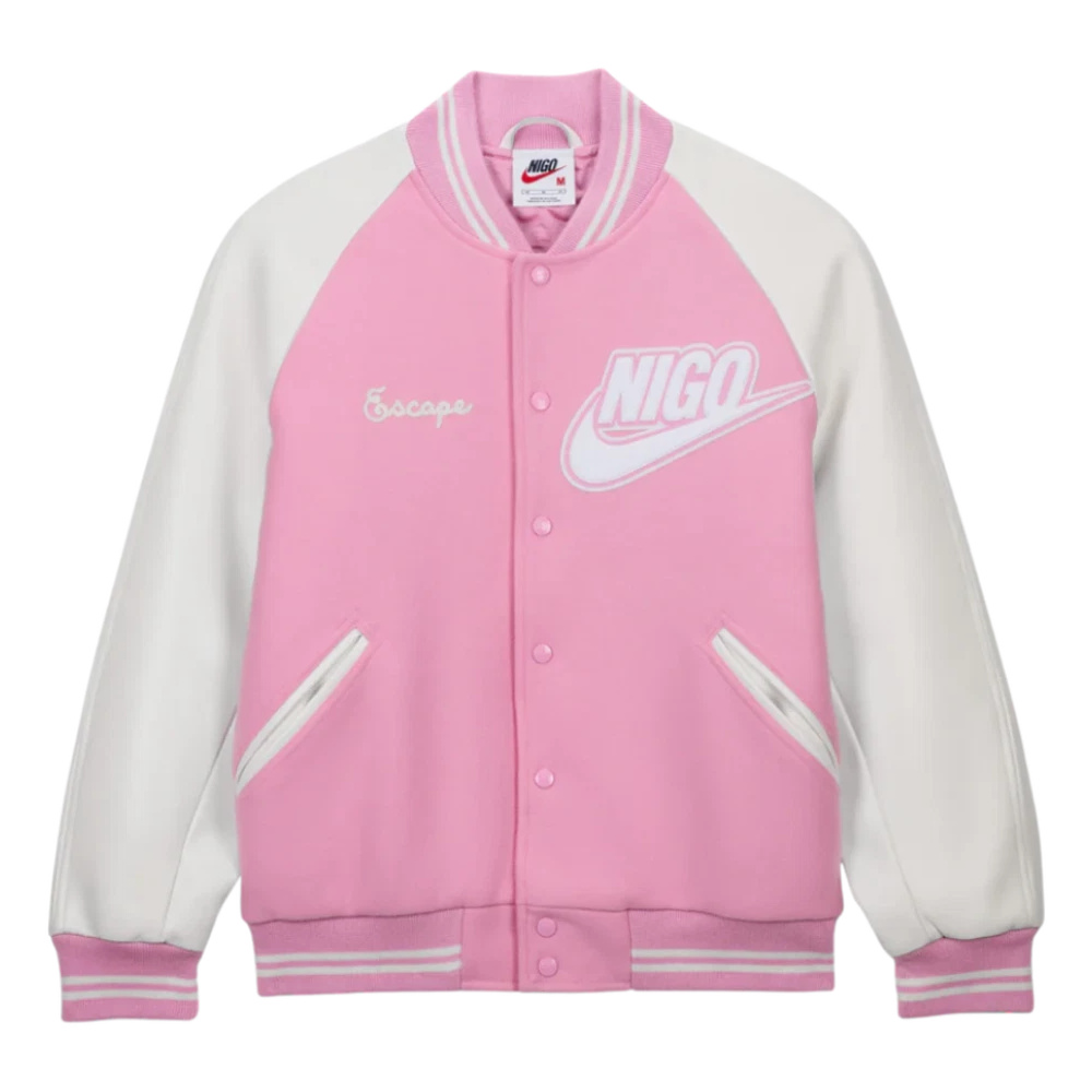 Куртка Nike x Nigo NRG Varsity Jacket 'Pink'