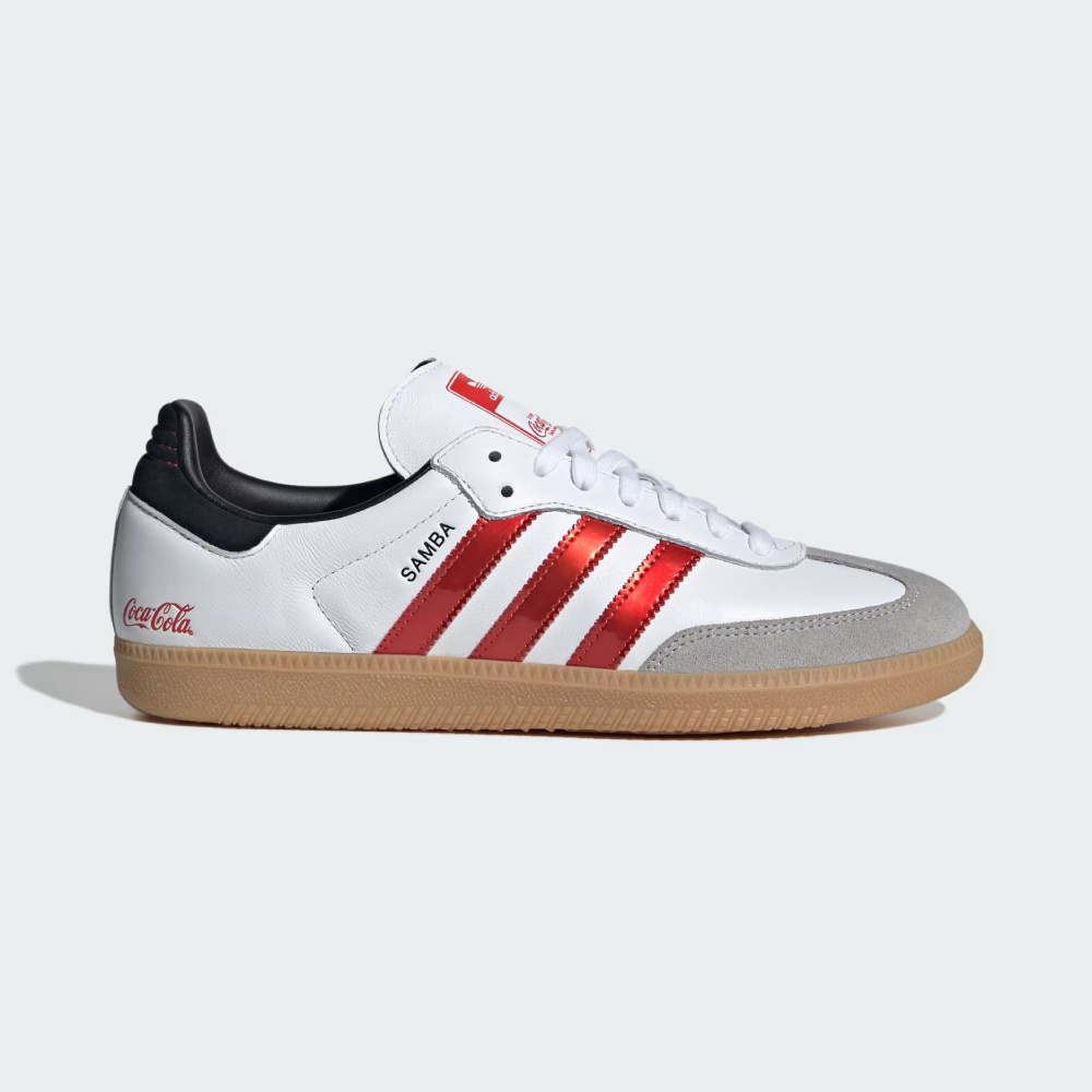 Кроссовки Adidas Originals Samba OG x Coca-Cola 'Cloud White / None / Gum'