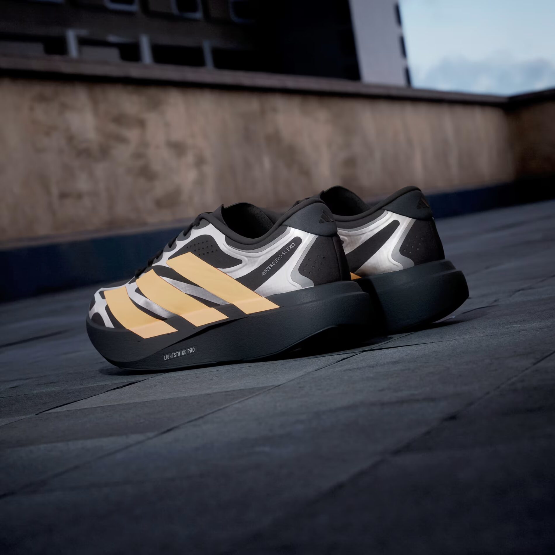 Купить Кроссовки Унисекс Adidas Adizero Evo SL EXO 'Carbon / Lucid