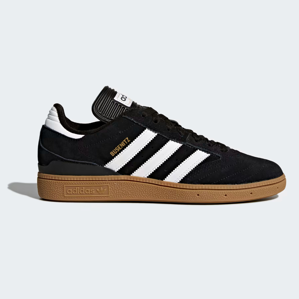 Кеды Adidas Busenitz Pro 'Core Black / Cloud White / Gold Metallic'